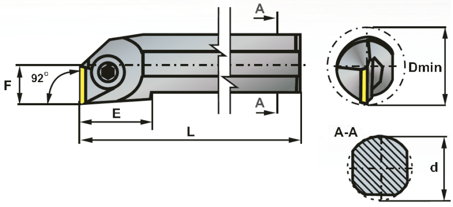 S16R CTFPL11 soustružnický držák